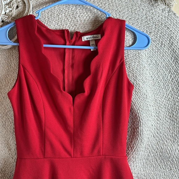 Red speechless dress - Picture 2 of 7